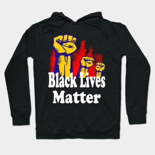 Triple Fist Black Lives Matter BLM Hoodie